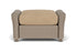 Lloyd Flanders Reflections Ottoman in French Beige with Hayden Sand fabric