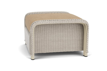 Lloyd Flanders Reflections Ottoman in Linen with Hayden Sand fabric, view 5