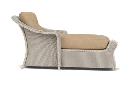 Lloyd Flanders Reflections Day Chaise in Linen with Hayden Sand fabric, view 4