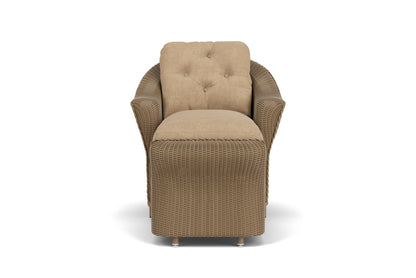 Lloyd Flanders Reflections Day Chaise in Fawn with Hayden Sand fabric