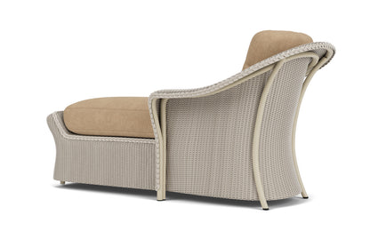 Lloyd Flanders Reflections Day Chaise in Linen with Hayden Sand fabric, view 8