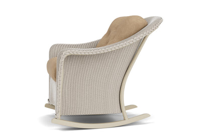 Lloyd Flanders Reflections Lounge Rocker in Linen with Hayden Sand fabric, view 9