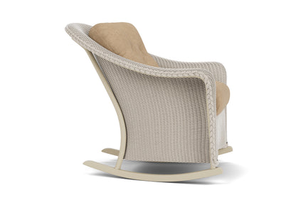 Lloyd Flanders Reflections Lounge Rocker in Linen with Hayden Sand fabric, view 4