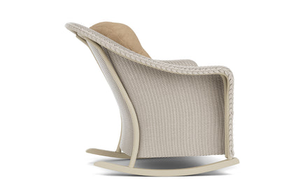 Lloyd Flanders Reflections Lounge Rocker in Linen with Hayden Sand fabric, view 5