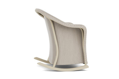 Lloyd Flanders Reflections Porch Rocker in Linen with Hayden Sand fabric, view 5