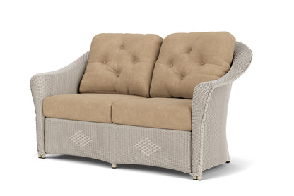 Lloyd Flanders Reflections Conversation Set in Linen with Hayden Sand fabric, view 10
