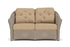 Lloyd Flanders Reflections Conversation Set in French Beige with Hayden Sand fabric