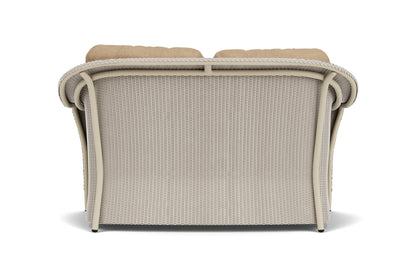 Lloyd Flanders Reflections Loveseat in Linen with Hayden Sand fabric, view 7