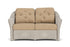 Lloyd Flanders Reflections Loveseat in Linen with Hayden Sand fabric