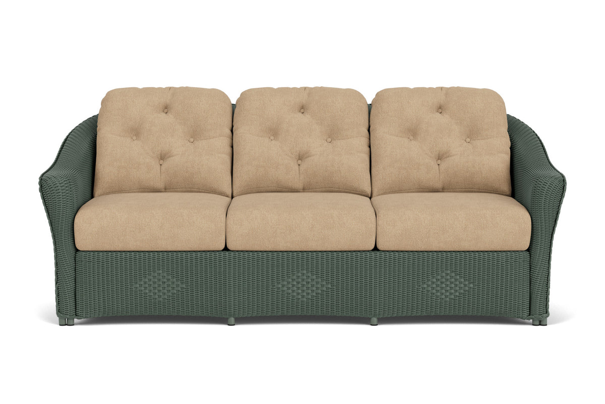 Lloyd Flanders Reflections Living Room Set in Spruce with Hayden Sand fabric