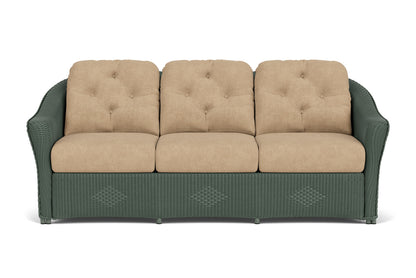 Lloyd Flanders Reflections Living Room Set in Spruce with Hayden Sand fabric