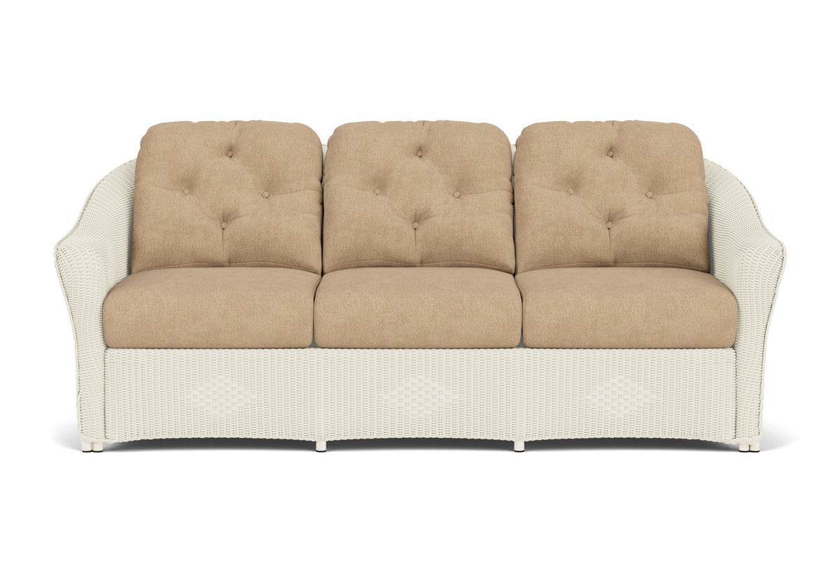 Lloyd Flanders Reflections Living Room Set in Ivory with Hayden Sand fabric