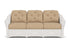 Lloyd Flanders Reflections Living Room Set in White with Hayden Sand fabric
