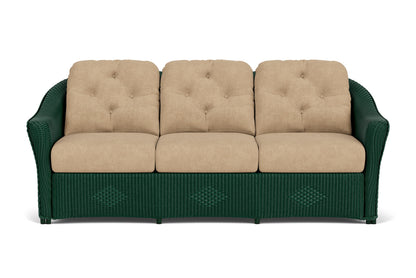 Lloyd Flanders Reflections Sofa in Woodland with Hayden Sand fabric