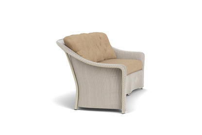 Lloyd Flanders Reflections Crescent Sofa in Linen with Hayden Sand fabric, view 4