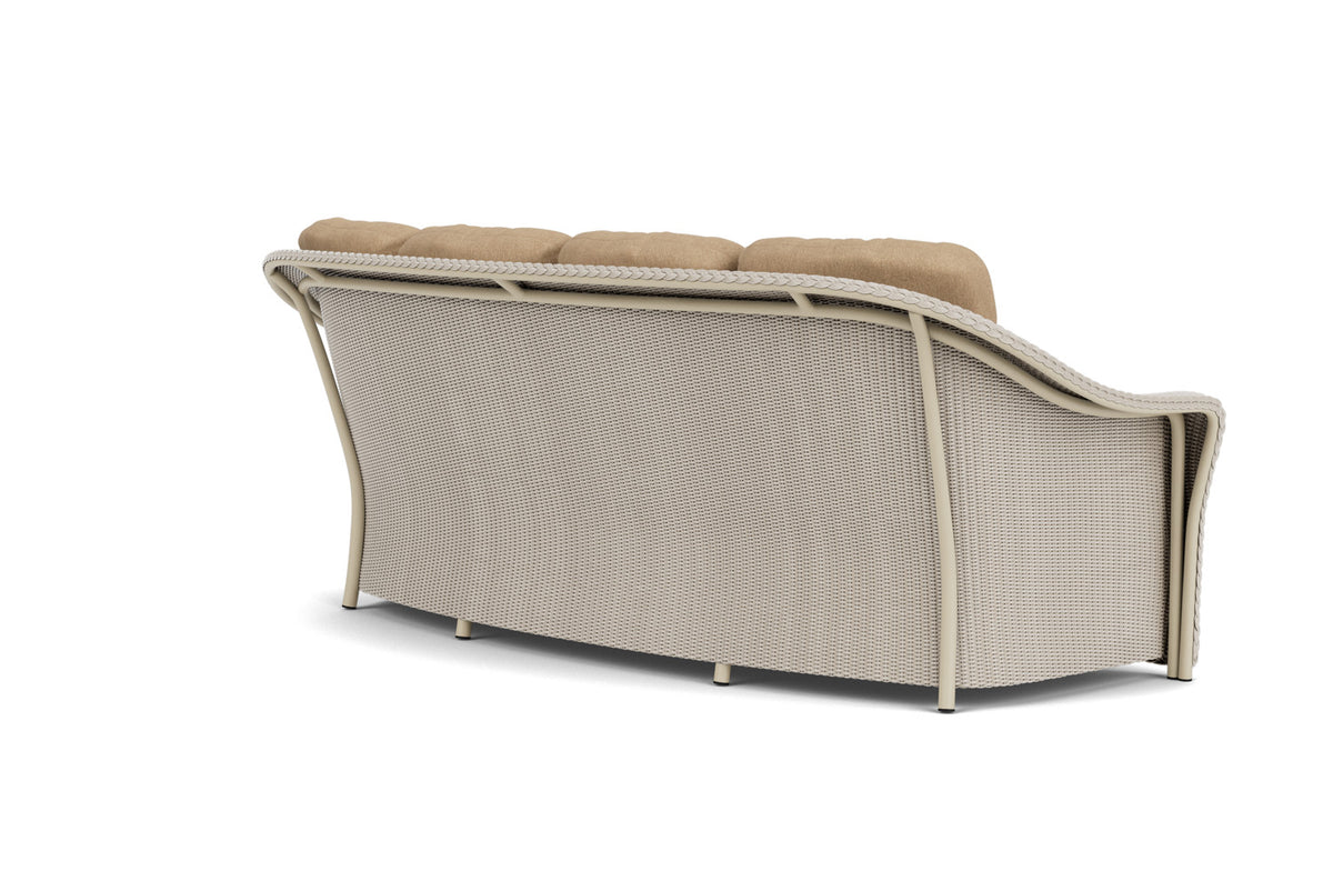 Lloyd Flanders Reflections Crescent Sofa in Linen with Hayden Sand fabric, view 6