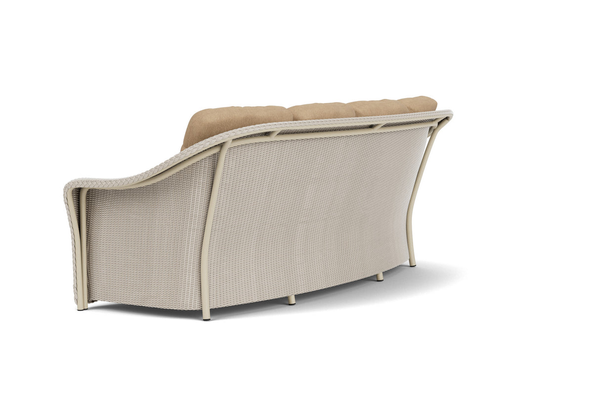 Lloyd Flanders Reflections Crescent Sofa in Linen with Hayden Sand fabric, view 8