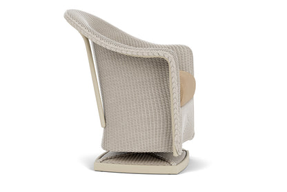 Lloyd Flanders Reflections Swivel Rocker Dining Armchair in Linen with Hayden Sand fabric, view 4