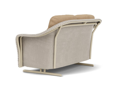Lloyd Flanders Reflections Loveseat Glider in Linen with Hayden Sand fabric, view 8