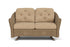 Lloyd Flanders Reflections Loveseat Glider in Fawn with Hayden Sand fabric