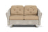Lloyd Flanders Reflections Loveseat Glider in Linen with Hayden Sand fabric