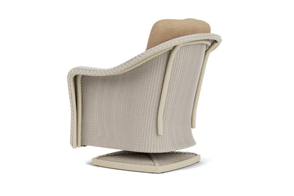 Lloyd Flanders Reflections Swivel Rocker Lounge Chair in Linen with Hayden Sand fabric, view 8