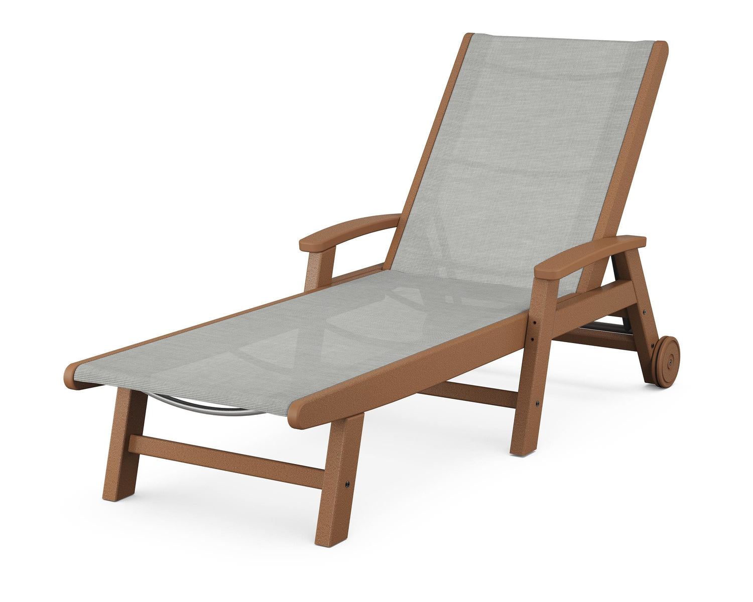 POLYWOOD Coastal Chaise with Wheels