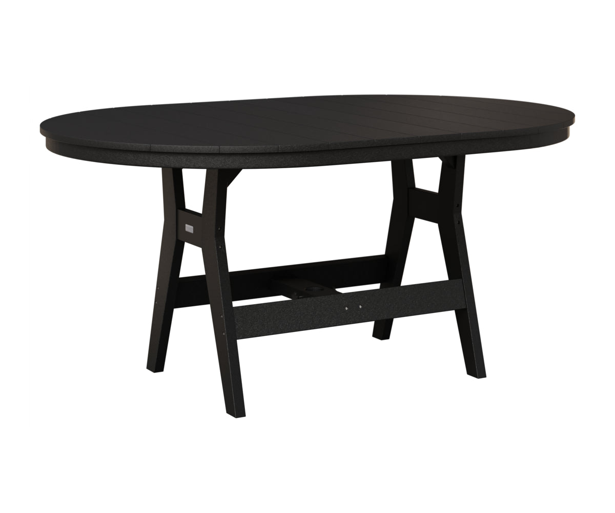 Berlin Gardens Harbor 44" x 64" Oblong Table in Black