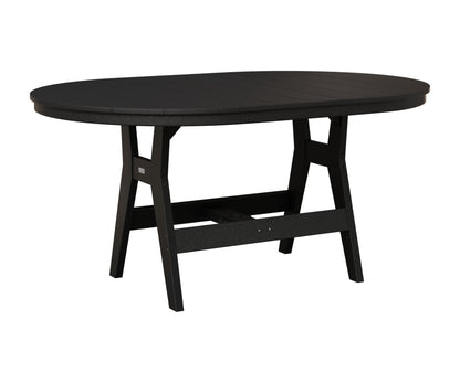 Berlin Gardens Harbor 44" x 64" Oblong Table in Black