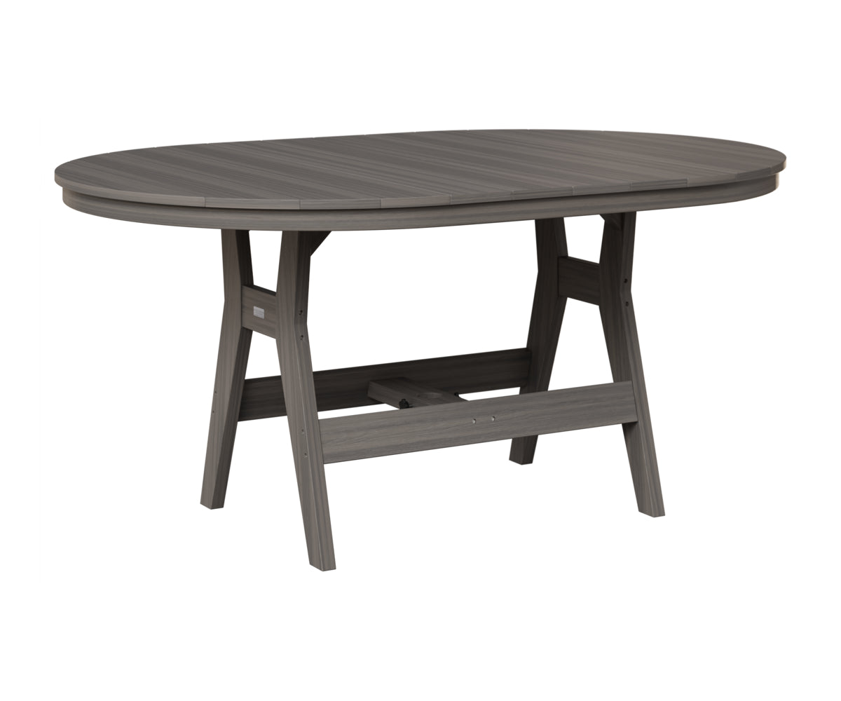Berlin Gardens Harbor 44" x 64" Oblong Table in Coastal Gray