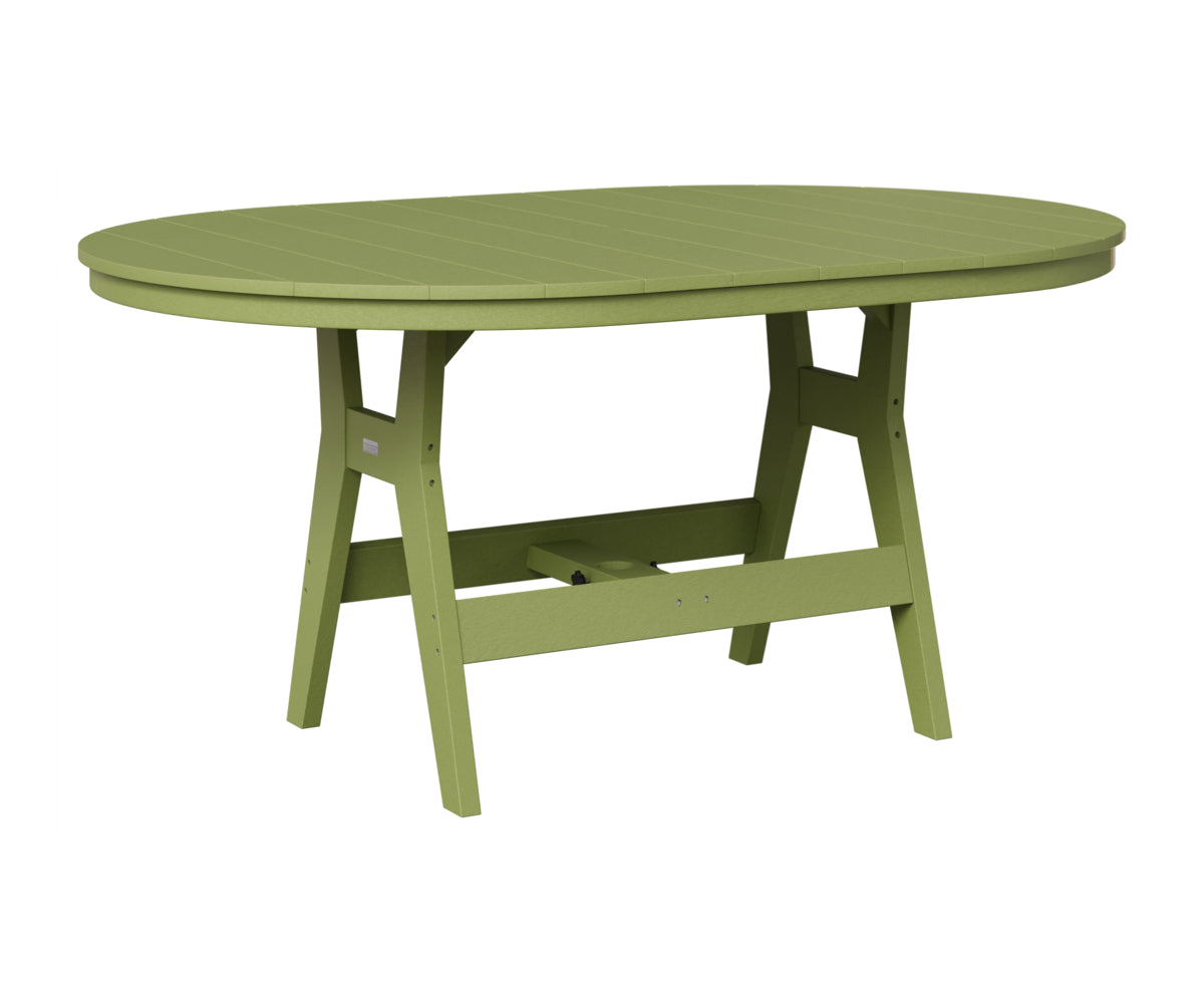 Berlin Gardens Harbor 44" x 64" Oblong Table in Kiwi Green