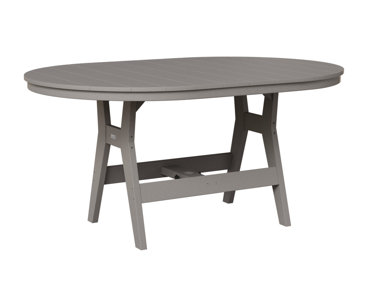 Berlin Gardens Harbor 44" x 64" Oblong Table in Light Gray