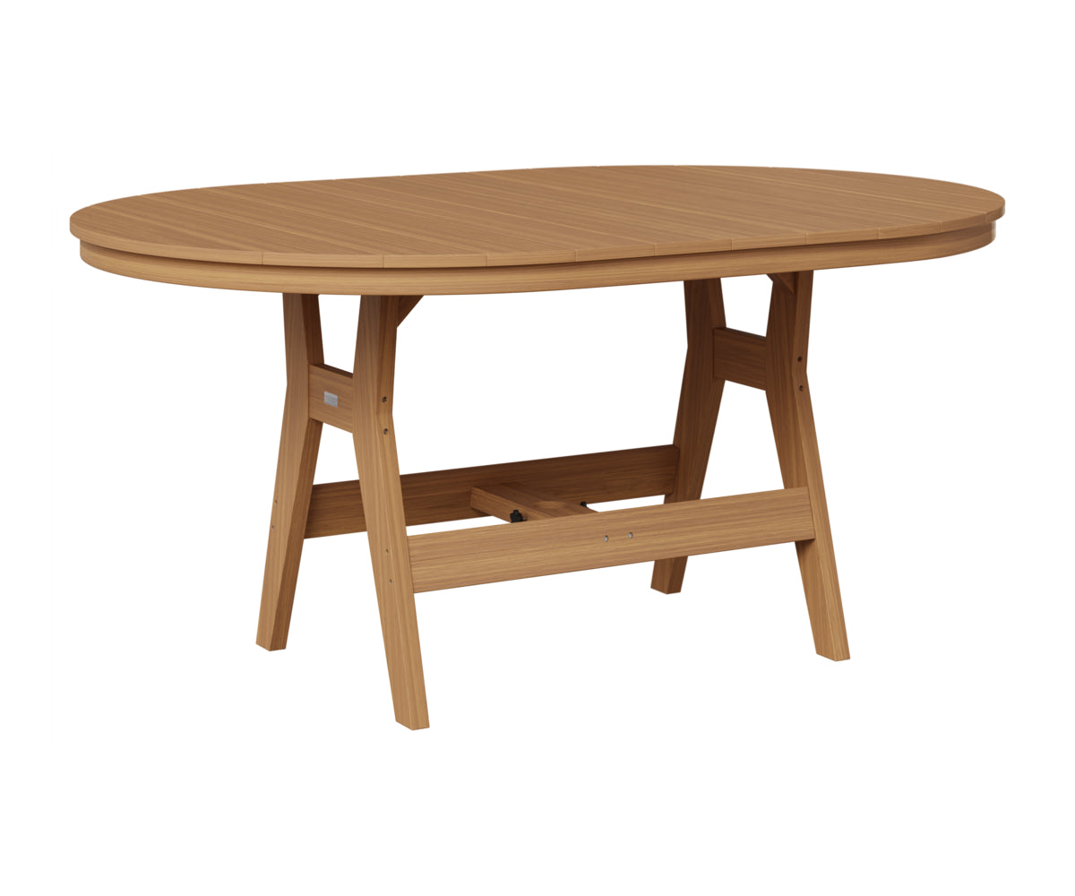 Berlin Gardens Harbor 44" x 64" Oblong Table in Natural Teak