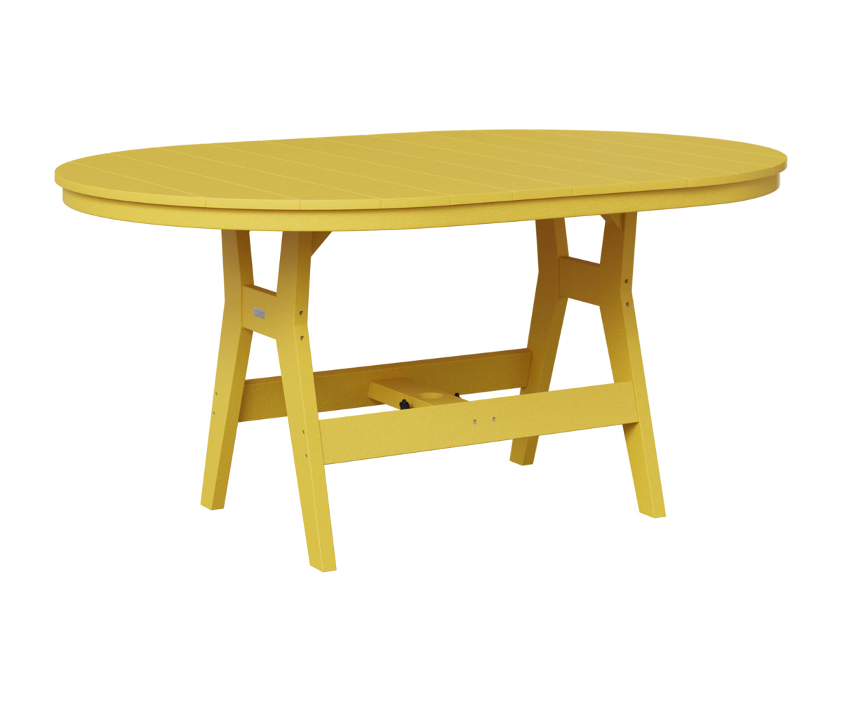 Berlin Gardens Harbor 44" x 64" Oblong Table in Sunburst Yellow