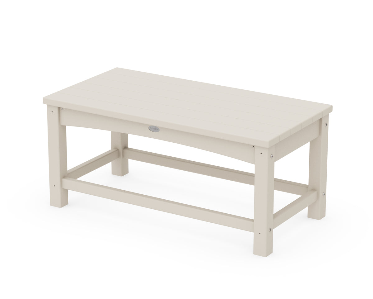 POLYWOOD Club Coffee Table in Sand