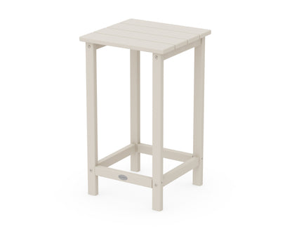 POLYWOOD Long Island 26" Counter Side Table in Sand