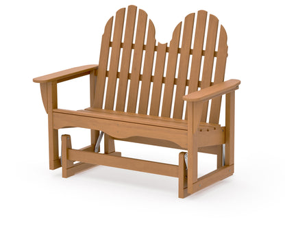POLYWOOD Classic Adirondack 48" Glider in Natural