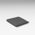 POLYWOOD Latitude Dining Chair Quick-Dry Seat Pad in Ash Charcoal