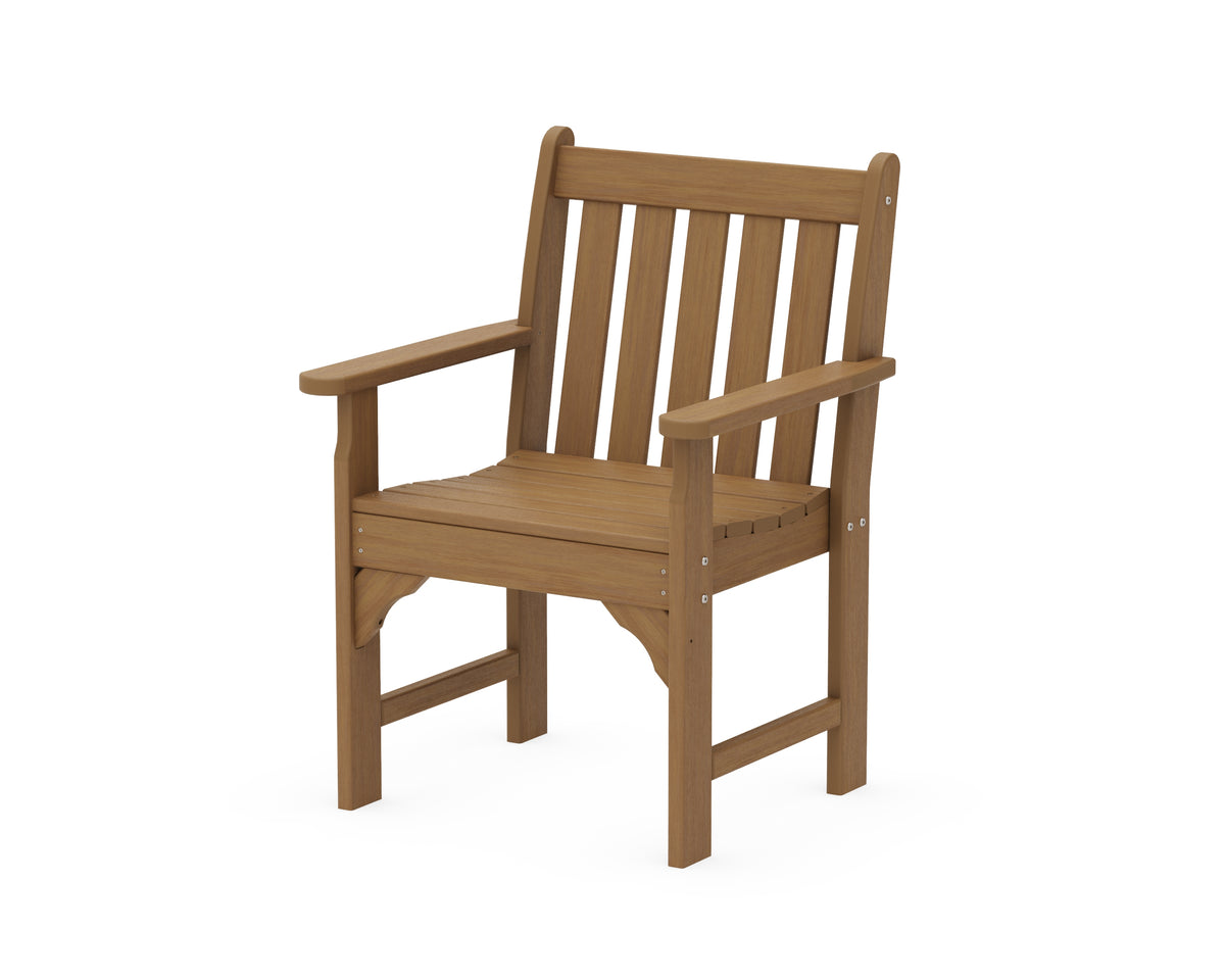 POLYWOOD Vineyard Garden Arm Chair in Natural