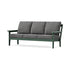POLYWOOD Cottage Deep Seating Sofa in Green / Ash Charcoal