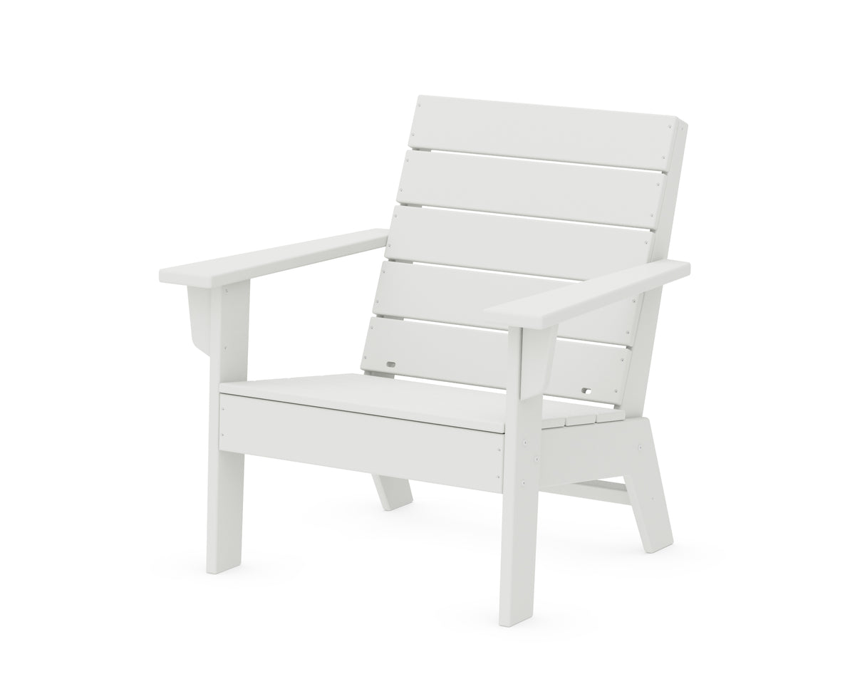 POLYWOOD Eastport Lounge Chair in White