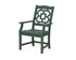 POLYWOOD Chinoiserie Dining Arm Chair in Green