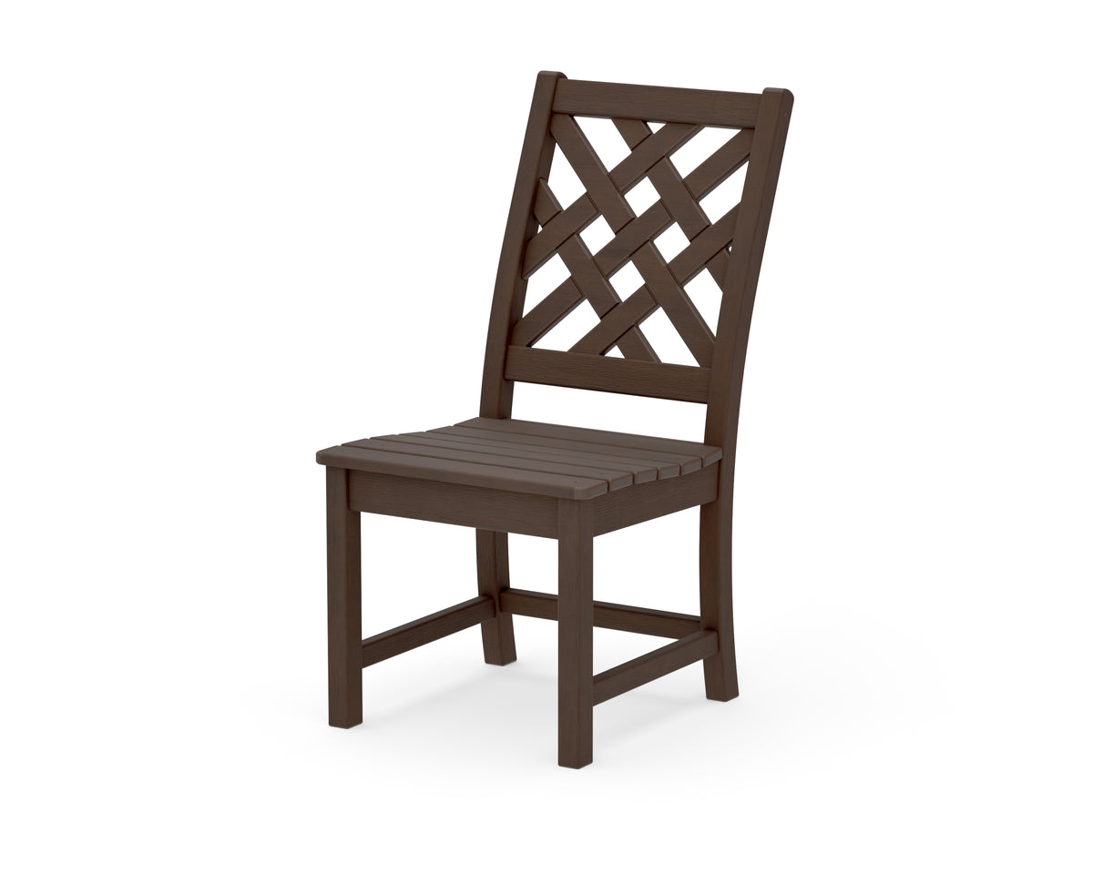 POLYWOOD Wovendale Dining Side Chair in Kona
