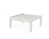 POLYWOOD Chinoiserie Deep Seating Ottoman Frame in Vintage White