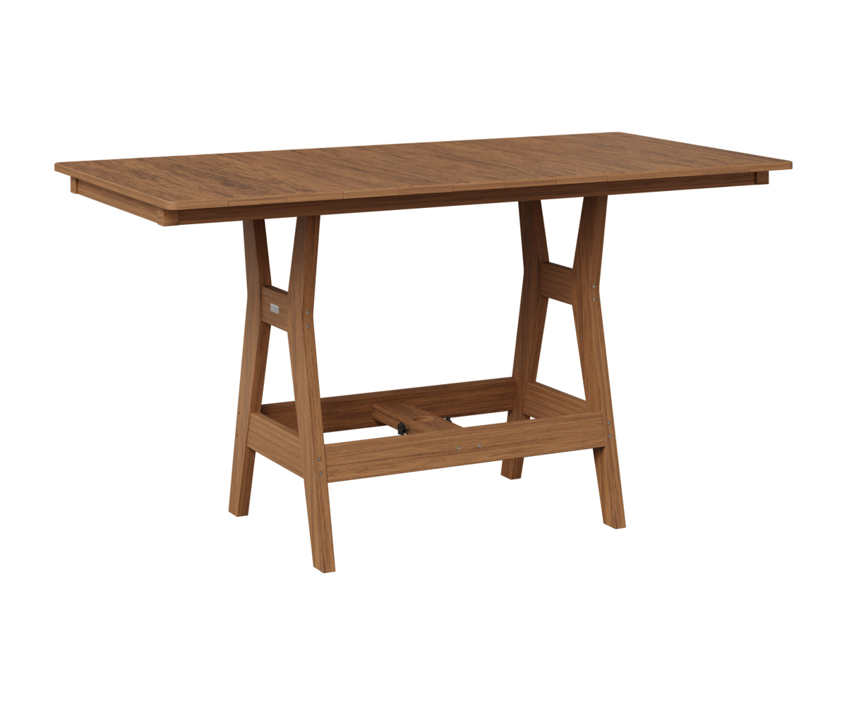 Berlin Gardens Harbor 33" x 66" Rectangular Table in Antique Mahogany