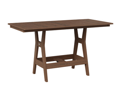 Berlin Gardens Harbor 33" x 66" Rectangular Table in Brazilian Walnut