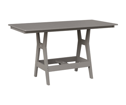 Berlin Gardens Harbor 33" x 66" Rectangular Table in Light Gray
