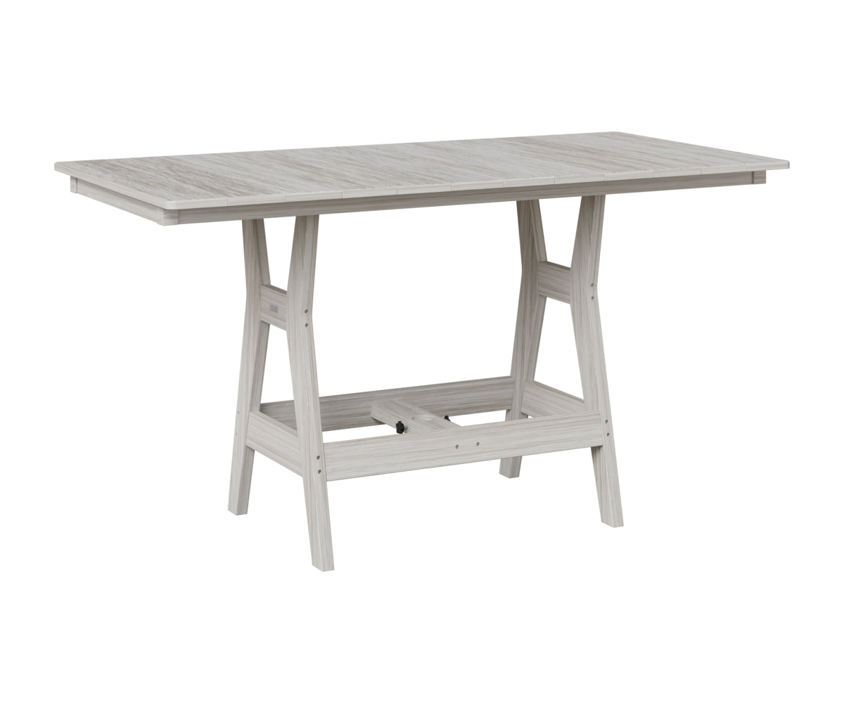 Berlin Gardens Harbor 33" x 66" Rectangular Table in Seashell