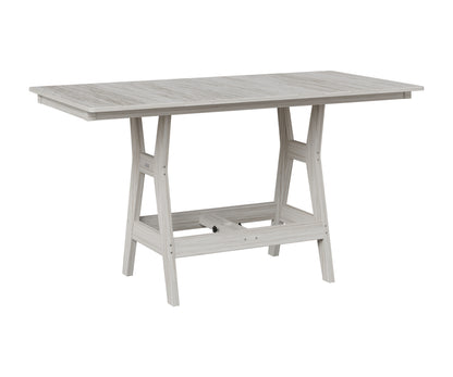 Berlin Gardens Harbor 33" x 66" Rectangular Table in Seashell
