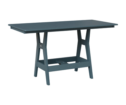 Berlin Gardens Harbor 33" x 66" Rectangular Table in Slate